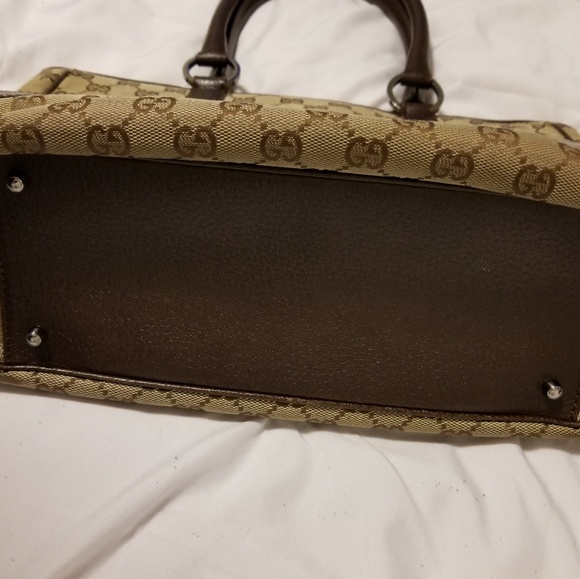 Gucci Brown and Tan Tote Bag